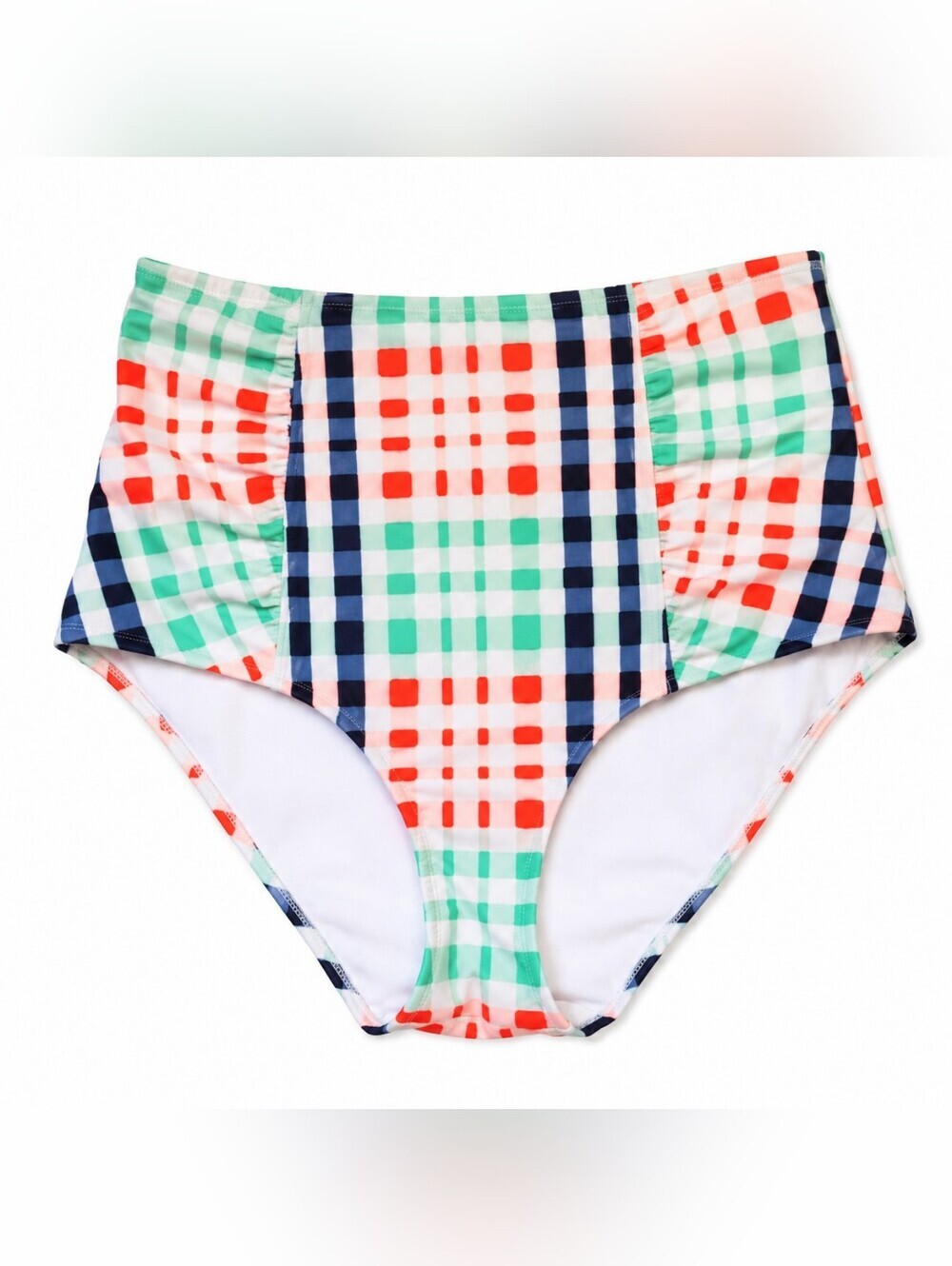 Aerie Plaid Hi Rise Swim Bottom